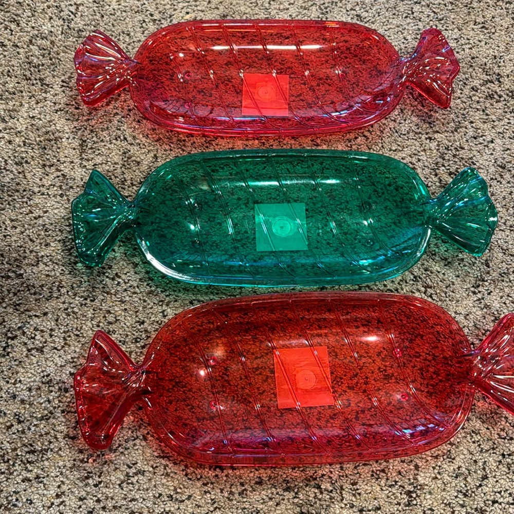 3 Candy Dishes